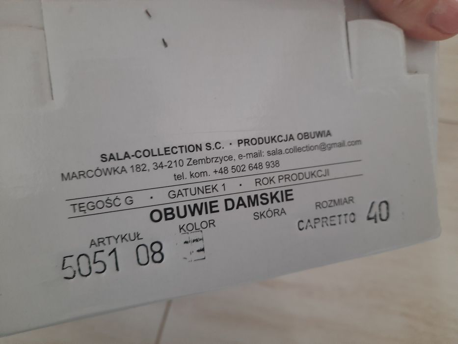 Buty damskie SALA 40