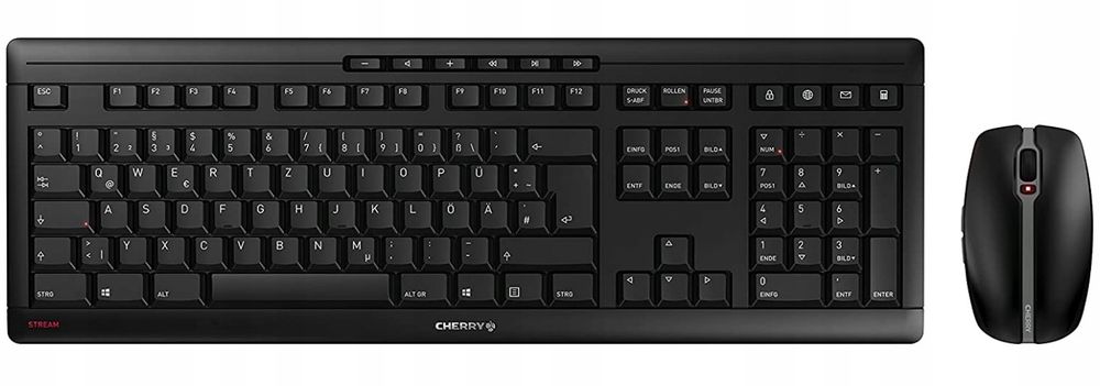 klawiatura+mysz cherry stream desktop recharge pl