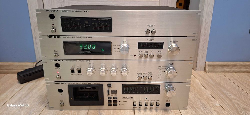 Wieża Telefunken STP-1 STM-1 STT-1 STC-1 ! STAN BARDZO ŁADNY Unikat !