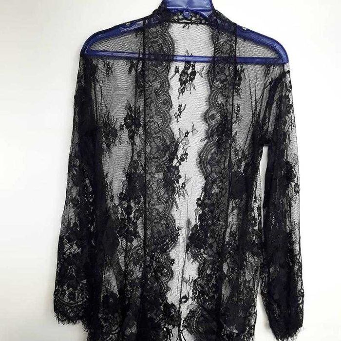 Халат ажурний пеньюар