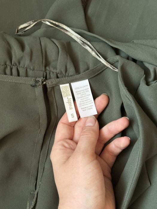 Kombinezon khaki z Indii S z paskiem