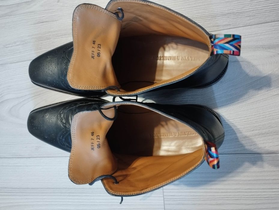 Buty skorzane meskie za kostke klasyczne Melvin & Hamilton 46