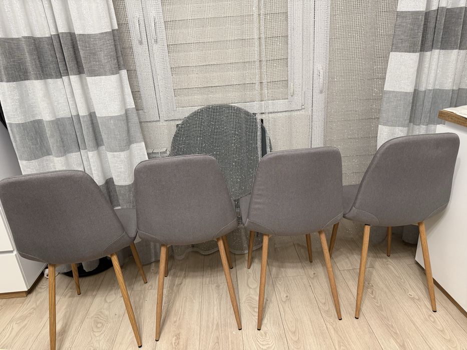 Krzesła Jonstrup szare
