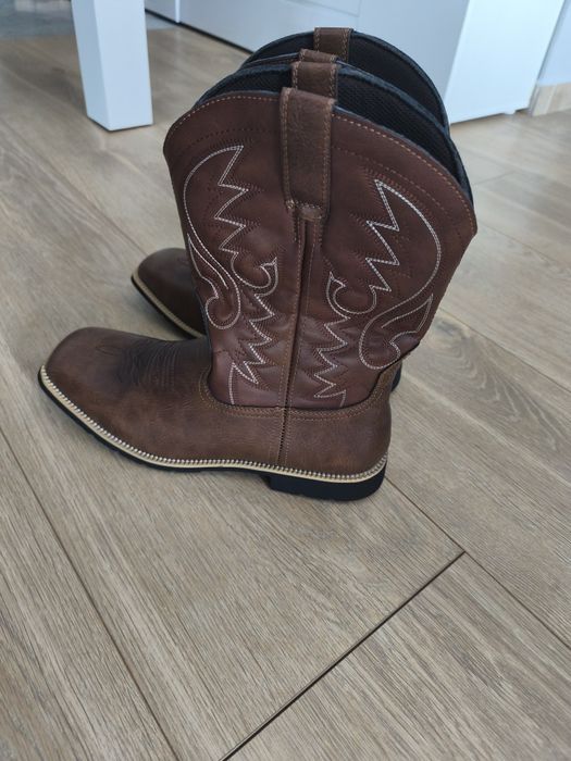 Kowbojki męskie brązowe nowe