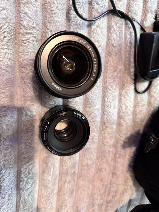 Zestaw Canon EOS 600D + 2 obiektywy + torba – kompletny zestaw!