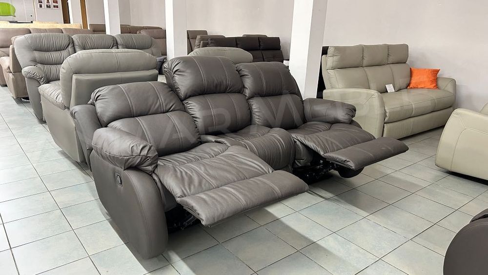 Komplet wypoczynkowy  skórzany REGLAINER