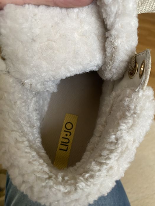 Кросівки,  ботинки ,хайтопи  зимові шкіра Liu jo оригінал