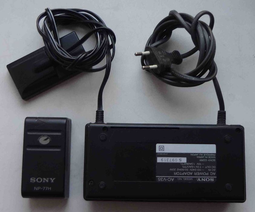 Блок питания для камеры sony ac-v35 с аккумулятором зарядное устройств