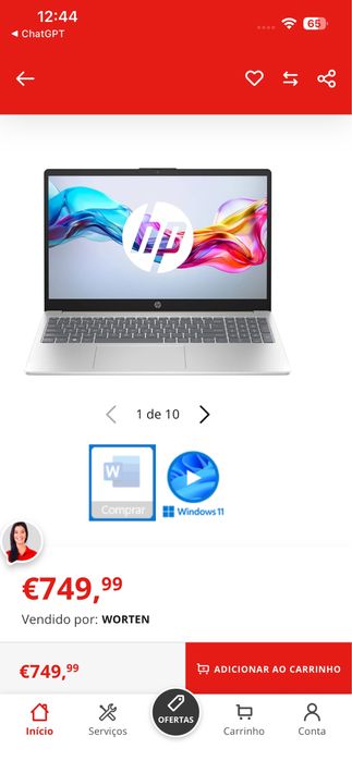 Portatil LAPTOP HP