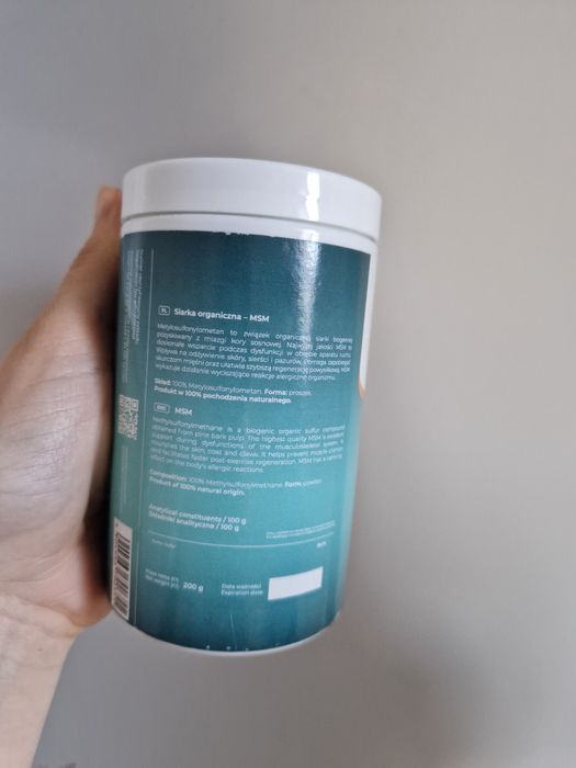Bemo siarka organiczna MSM 200g