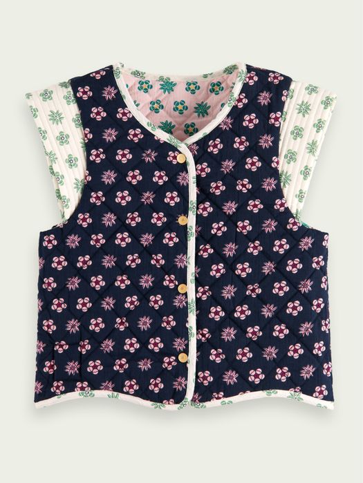 двохсторонній жилет печворк стьобаний SCOTCH & SODA