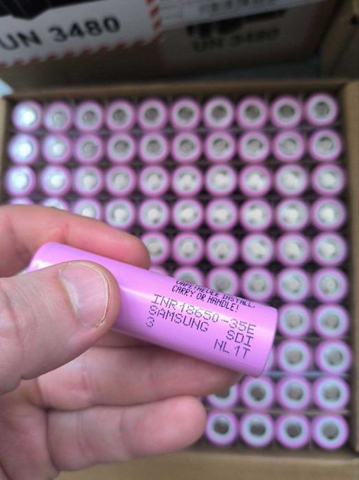 Батарейки Акумуляторні Samsung 18650 НОВІ! 3400 -3450 мАч