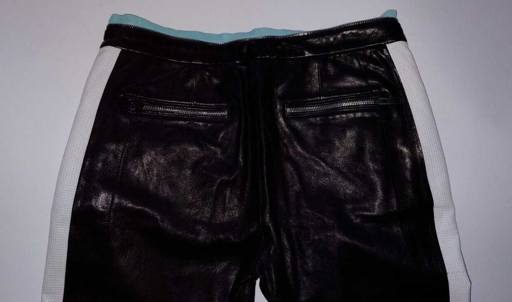 Rag & Bone USA новые кожаные брюки 100% оригинал US4 из США $700 кожа