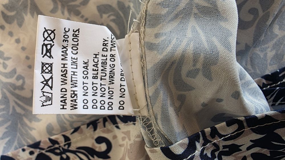 Sukienka błękitno biała na lato