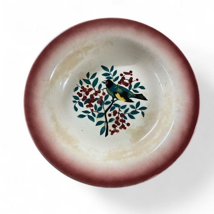 Prato em faiança fina Fábrica de Sacavém