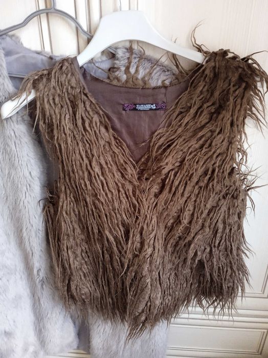 Kamizelki bezrękawniki futrzane roz.S/M