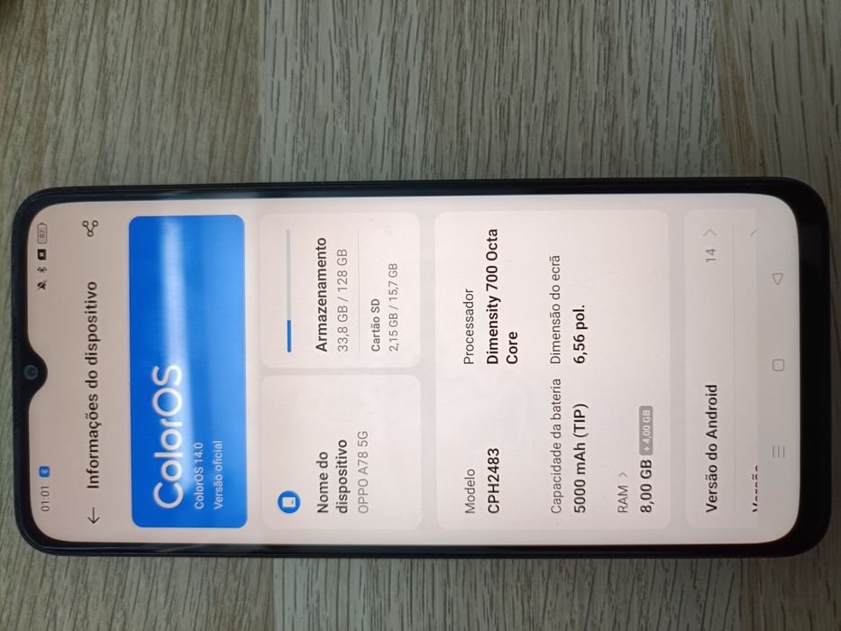 OPPO A78 5G Novo