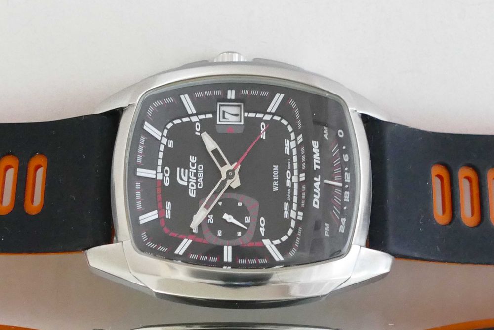 Casio EF 321 Dual Time ładny stan