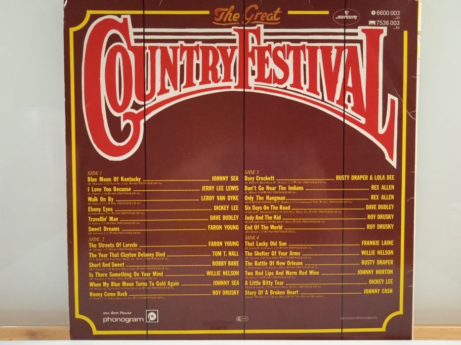 The Great Country Festiwal 2LP winyl