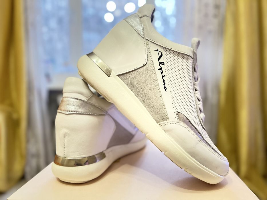 Кросівки ALPINO,шкіра/замша, дихаюча мембрана, 37р.-24см‼️ТУРЕЧЧИНА