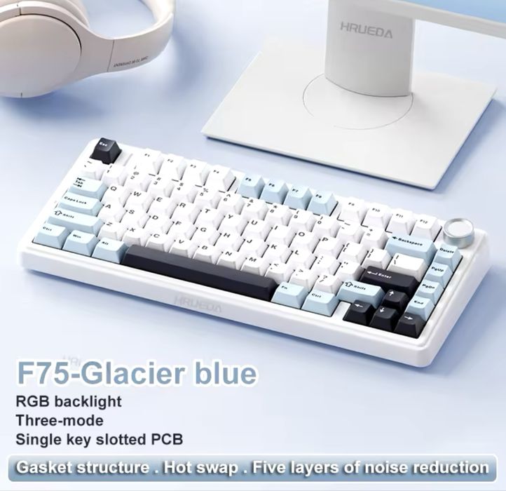 Нова!Aula F75 з кирилицею.Ціна-якість