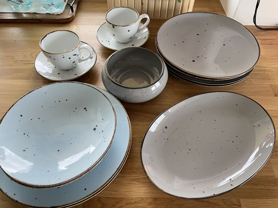 Porcelana Bogucice Alumina Cottage Półmisek Light Grey