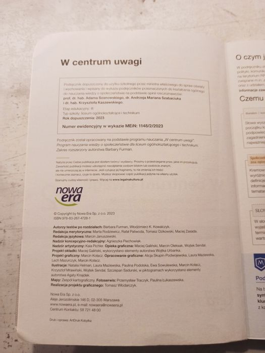 W centrum uwagi 2 podręcznik