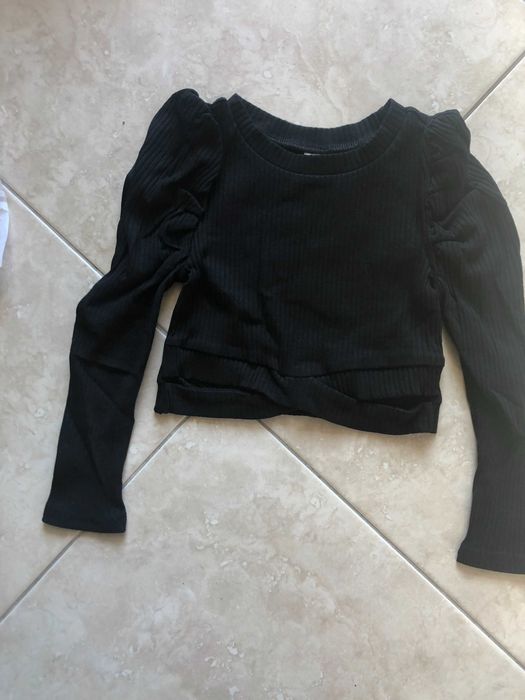 Blusa cruzada criança nova