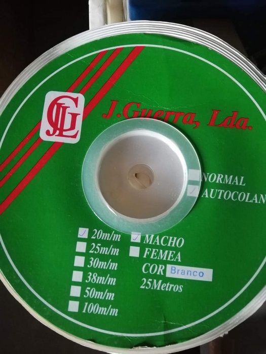 Rolos Fita Velcro macho-fêmea normal e autocolante