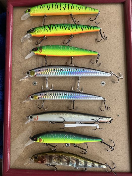 Топовые воблеры: OSP Jackall Zipbaits Nories, Bassday, Daiwa, Imakatsu, Jackson и др.