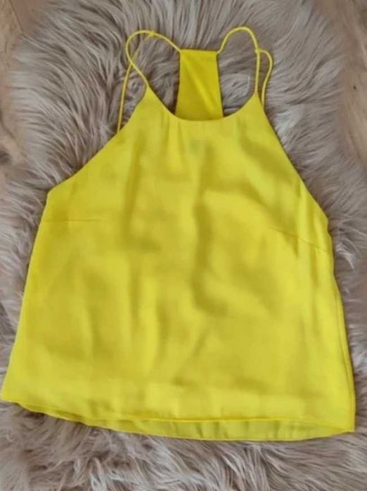 Żółta bluzka H&M