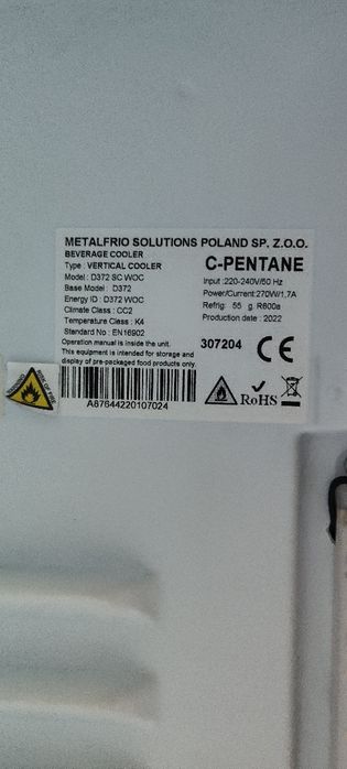 Vitrine Frigorífica