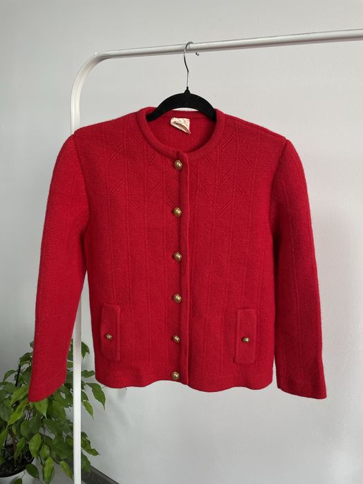 Вінтажний вовняний светр з ґудзиками від jonelle