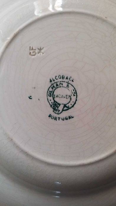 Prato em Faiança de Sacavém