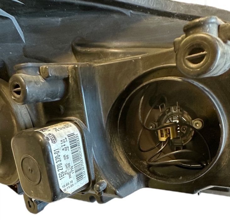 Lampa Lewa Przednia Reflektor Lewy Przód Czarny Opel Astra H