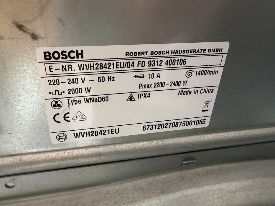 Pralko suszarka Bosch