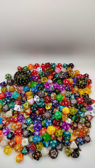 150 losowych kostek do gry 150 kości do gry d&d dnd