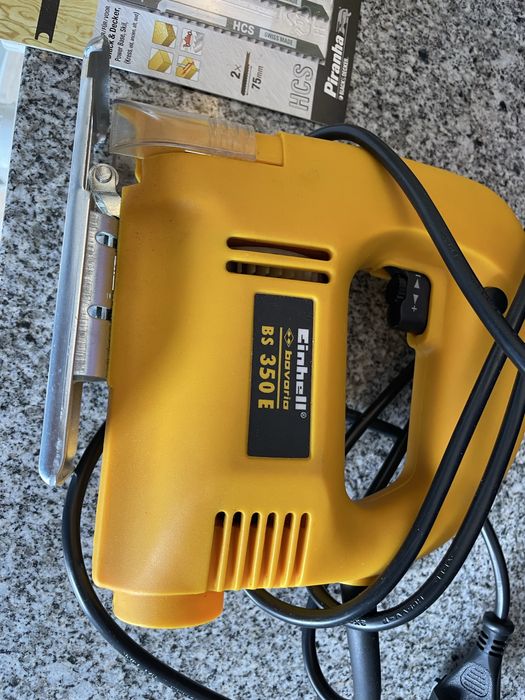 Serra Tico-Tico Einhell Bavaria BS 350 E + Lâminas Piranha (NOVO)