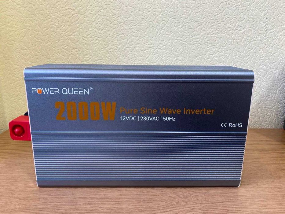Інвертор Power Queen 12V→ 230V з чистою синусоїдою 2000W/4000W