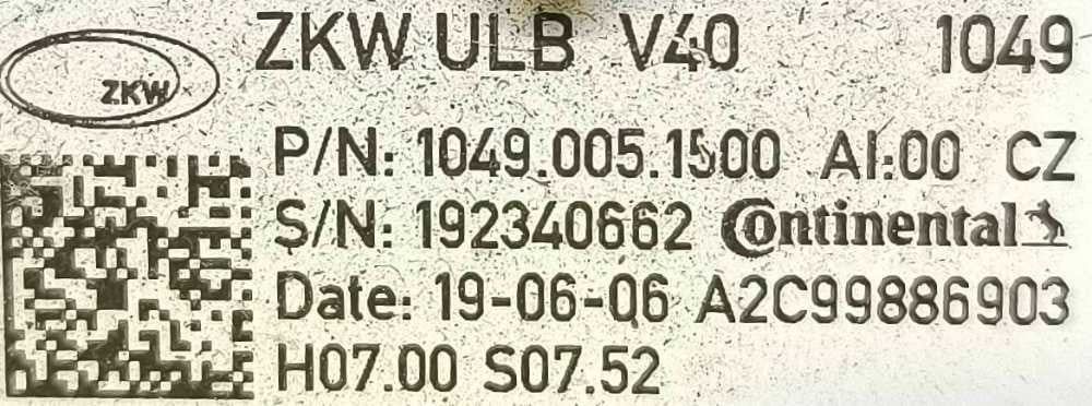 Balástro Xénon / Módulo LED 10490051500 - VOLVO V40 Hatchback