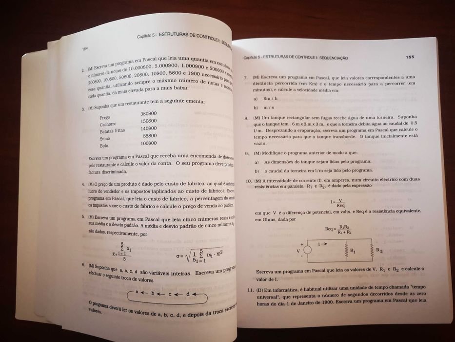 "Introdução à Programação Usando o Pascal" de J. Pavão Martins