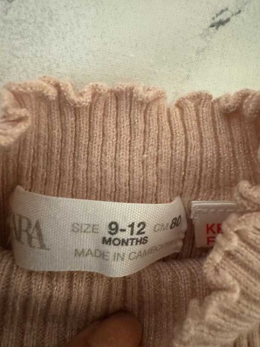 Conjunto de Malha Zara - 9-12 meses