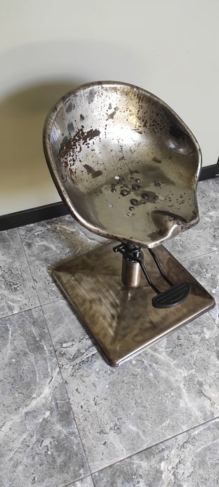 Fotel industrialny, loft.