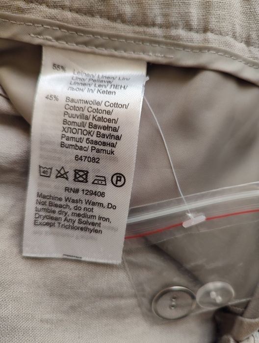 Damskie spodnie lniane