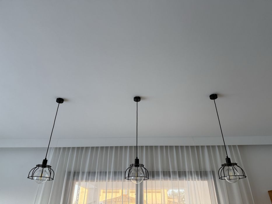 Lampa czarna 3szt.