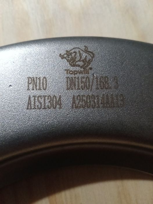 Kołnierz+wywijka DN 150 stal nierdzewna nierdzewna