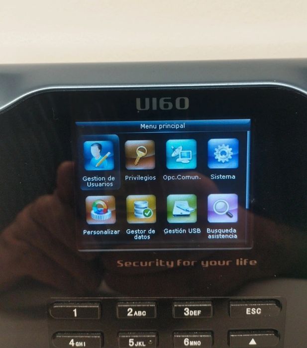 Terminal biométrico ZKTeco U160