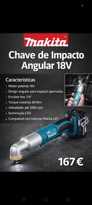 Chave de Impacto 167€. Oportunidades