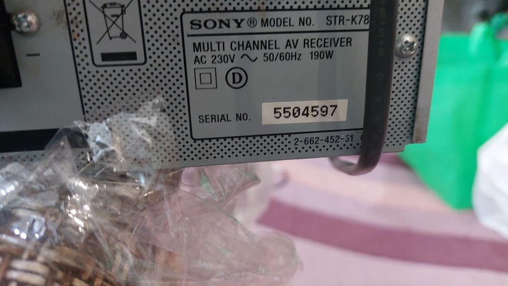 Sony str k 785 ресивер в чудовому стані