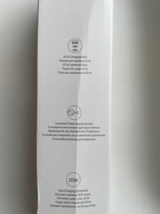 Мережевий фільтр Xiaomi Power Strip 20W 3 розеток 2 x USB-A, 1 x USB-C 1.4 м